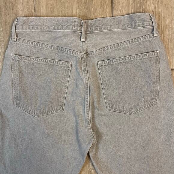AGOLDE 90s Pinch Waist Jeans Women’s 31 Light Wash Button Fly USA - Picture 14 of 14